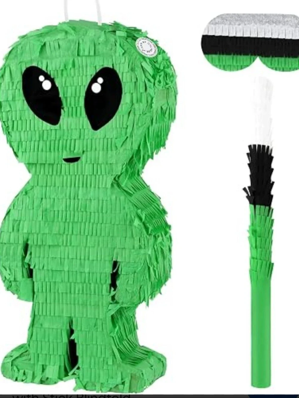 Green Alien Piñata Party Decor - Brand:
